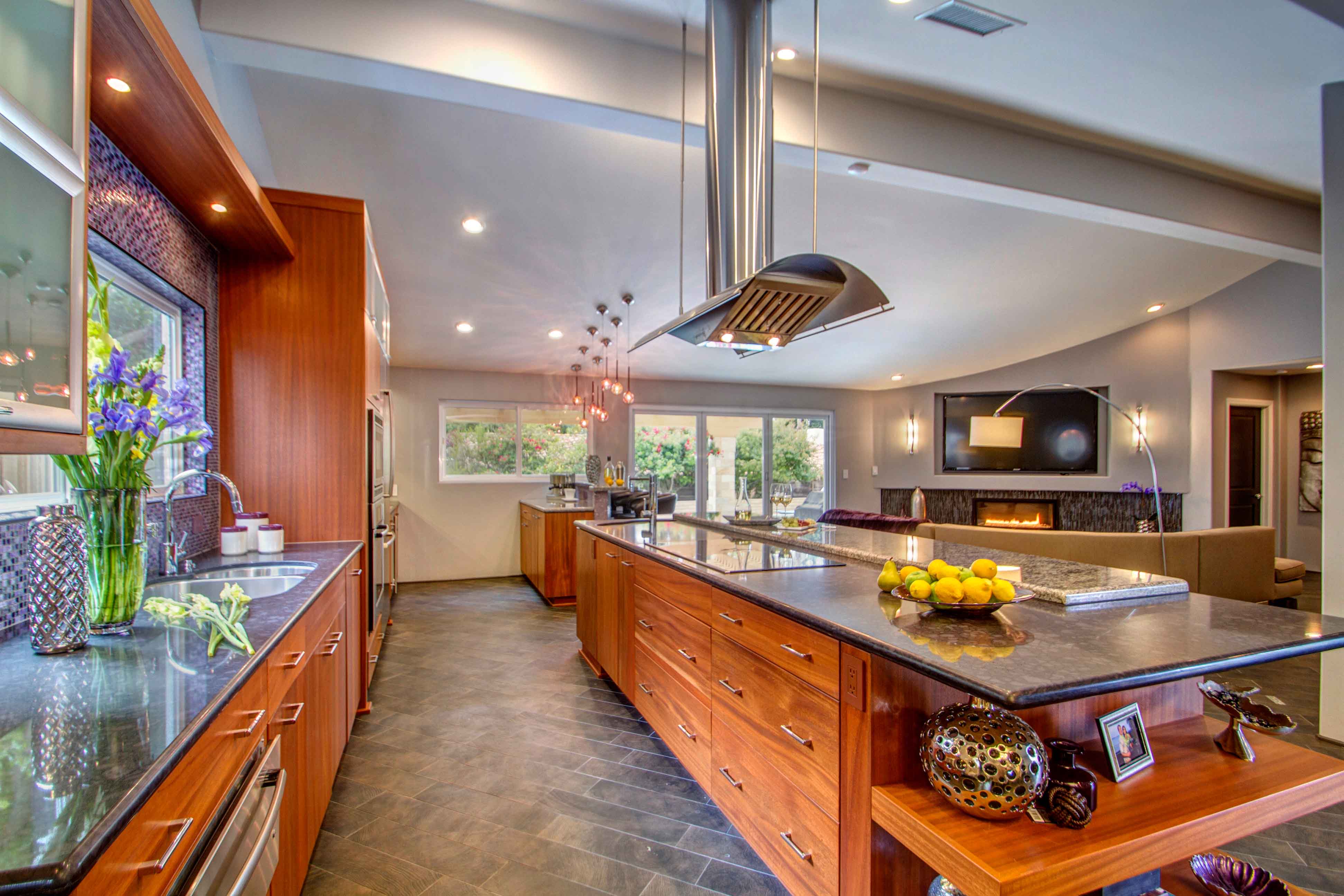 Island with stove and seating sale