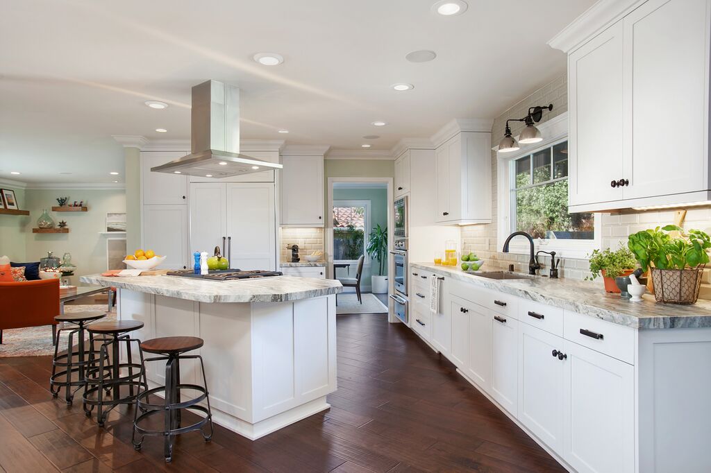 Island Cooktops Central to an Open Kitchen and Dining Space Jackson Design Remodeling